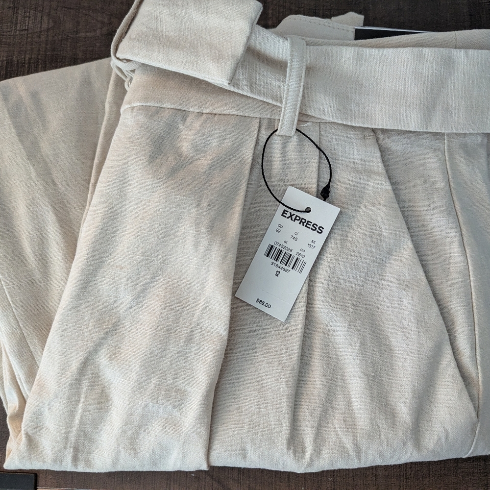 Express NWT Women's Linen Pant